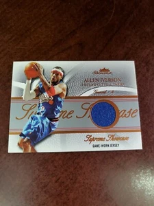 2004-05 fleer showcase Allen Iverson supreme showcase jersey 122/300 - Picture 1 of 2