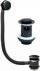 Black Bath Waste And Basin Waste Pack - Picture 1 of 4