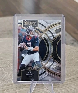 C.J. STROUD 2023 SELECT FOOTBALL PREMIER LEVEL ROOKIE TEXANS RC - Picture 1 of 2