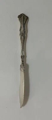 Vintage 1847 Butter Knife Rogers Bros Grape Flat Twisted Handle Master 7" - Image 1 of 4