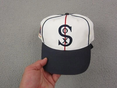 Sombrero Vintage Chicago White Sox Adulto Talla Única Blanco Negro Snapback Años 80 90 Foto 1 de 4
