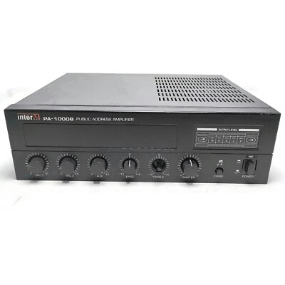 InterM PA-1000B Public Address Amplifier. 230 Volts 30 Watts RMS - Image 1 of 4