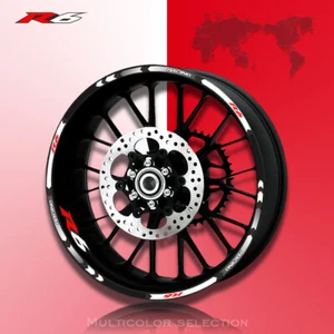 For 2019 Yamaha YZF R6 Motorcycle Accessorie Wheel Rim Reflective Decal Sticker - Picture 1 of 18