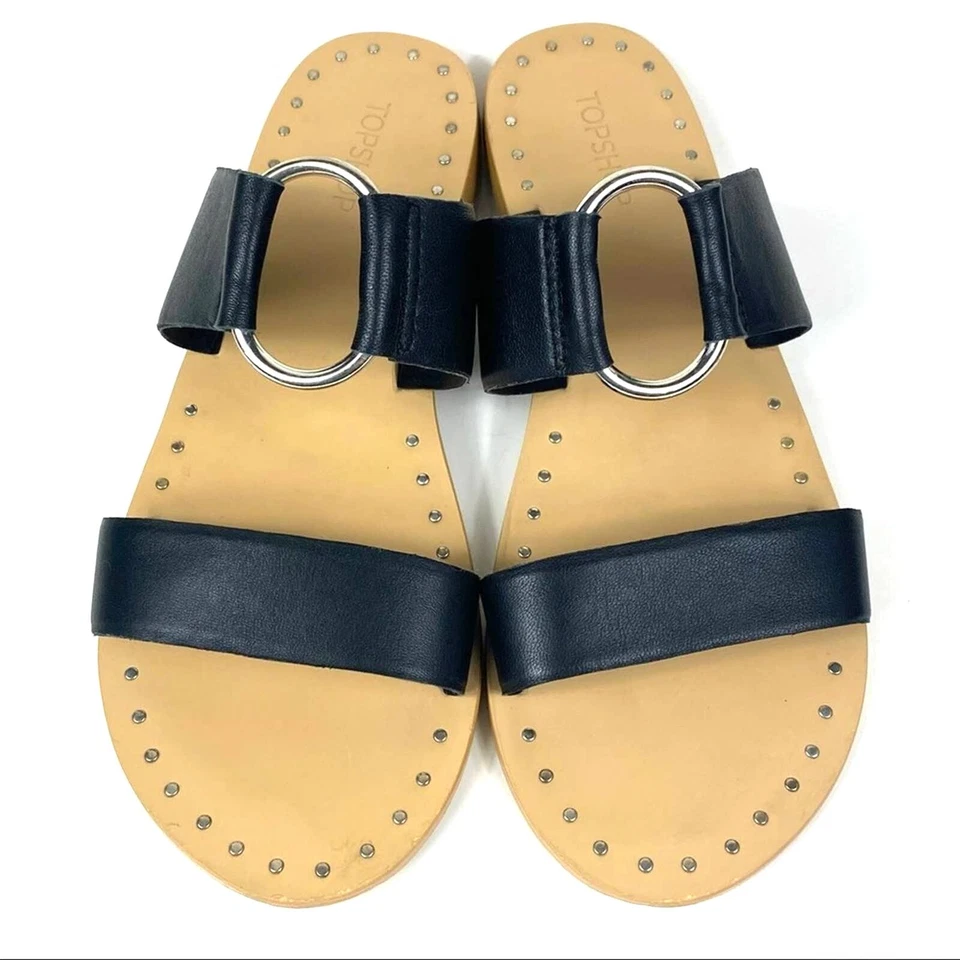TOPSHOP HOORAY RING SLIDE SANDALS WOMEN’S SIZE 5.5 - Image 1 of 4