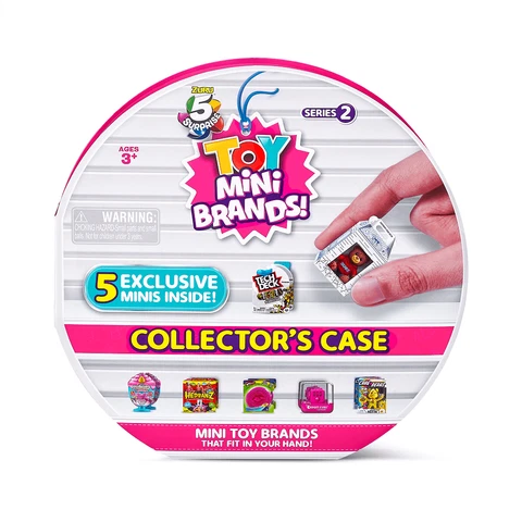 5 Surprise Toy Mini Brands Series 2 Collectors Case With 5 Minis By ZURU  NEW Cover