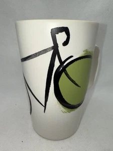 Starbucks 2015 Coffee Mug Green Dot Collection Bicycle Bike Keramiktasse 16 Oz - Bild 1 von 7