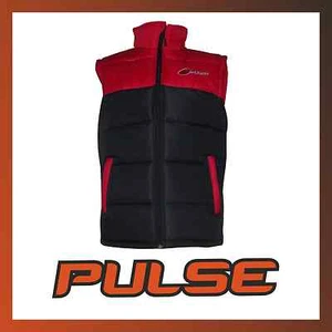 PULSE ADULT WINTER WARM BODY WARMER GILET RED & BLACK - Picture 1 of 2