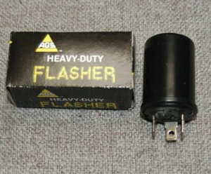 AGS Heavy Duty Flasher #550 12V 3-Terminal-Prong Turn Signal Blinker NEW IN BOX - Foto 1 di 2