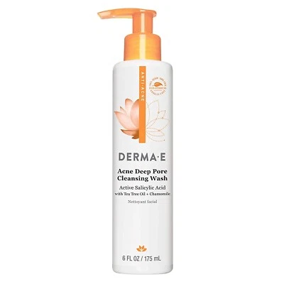 DERMA E Acne Deep Pore Cleansing Wash with Salicylic Acid, 6 oz.. - Image 1 of 4