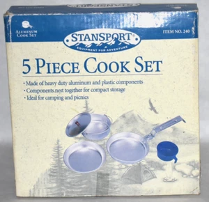 Stansport 5-Piece Camping/Hiking Cook Set - Brand New-Open Box - Picture 1 of 5