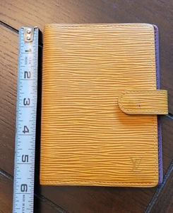 Louis Vuitton PM Agenda Epi Yellow Purple LAKERS - Picture 1 of 9