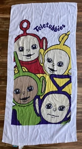 Telo mare Teletubbies vintage 1998 58" x 29" - Foto 1 di 5