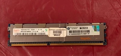 16GB HP 500207-07 Hynix HMT42GR7BMR4C-G7 DDR3-1066 PC3-8500 ECC REG Server Memor - Image 1 of 2