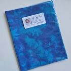 Hand Dyed Cross Stitch Aida Fabric 16 count 21"x17" Purple Blue Cotton Cloth #1