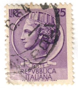 Italy - 1953 - Syracusean Coin - 25L - #02 - Picture 1 of 1