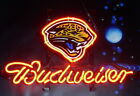 Jacksonville Jaguars Man Cave 14"x10" Neon Light Sign Lamp Beer Wall Decor Glass