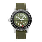 Graham Fortress GMT Left Hand Auto Steel Mens Strap Watch 2FOBC.G01A.L141B