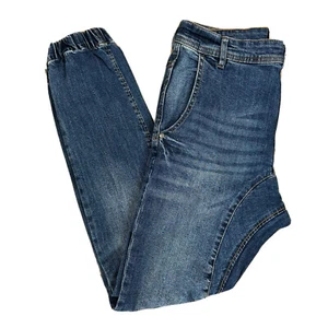 Cotton On Mens Slim Jogger Jeans Sz 28 Dark Wash Blue Cuffed EUC - Bild 1 von 9