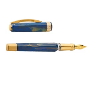 Visconti Firenze,Fountain Pen,Füllfederhalter,Opera Gold,Blue/Blau, Feder M - Bild 1 von 5