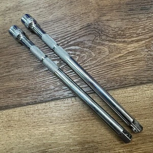 Lot of 2 PROTO Socket Extension Chrome 1/4" Drive 6" Length 4761 Made in USA - Picture 1 of 5