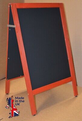 A-BOARD WITH PAINTED PANEL CHALKBOARD & WOODEN FRAME Sandwich Specials Menu Pub • 21.99£