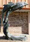 Laran Ghiglieri "Playtime" Lifesize BRONZE sculpture Dolphins  Hand Signed