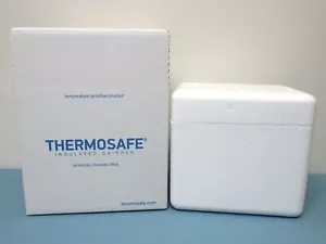 SONOCO Thermosafe (#2071) Insulated Styrofoam Shipping Container (11"x10"x9") - Picture 1 of 9