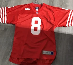 San Francisco 49ers Young Missing Letter NFL Pro Adult Small Red Jersey - Picture 1 of 3