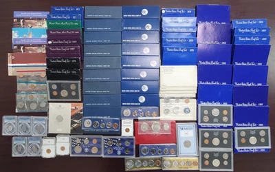 Large Estate Lot-Includes Everything Seen-PROOF SETS, UNCIRCULATED SETS & MORE#3 - Image 1 of 4