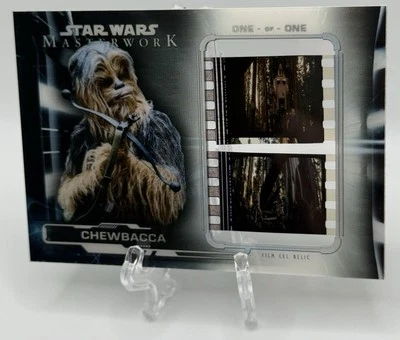 Chewbacca 2019 Topps Star Wars Masterwork - Trilogy #FC-C6 Film Cel Relic 1/1! - Image 1 of 2