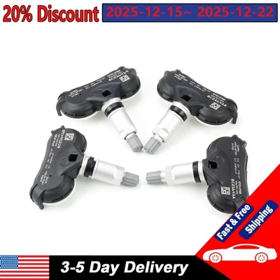 Sensores de presión de neumáticos para ACURA ZDX 2010-20013 52933-2F000 4 piezas 52933 2F000 Foto 1 de 4