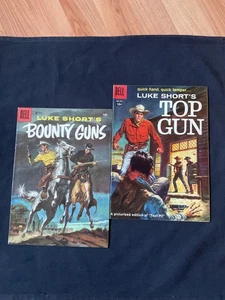 69 & 67 JAHRE ALTE SELTENE DELL COMICS BÜCHER LUKE SHORTS FAST PERFEKTER ZUSTAND - Bild 1 von 21