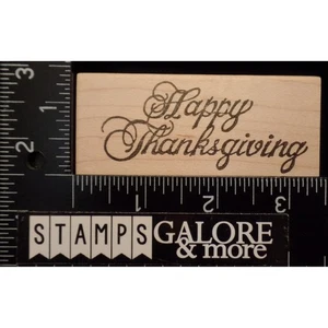 Northwoods Stempel SCHRIFT HAPPY THANKSGIVING WÜNSCHE #T01 - Bild 1 von 2
