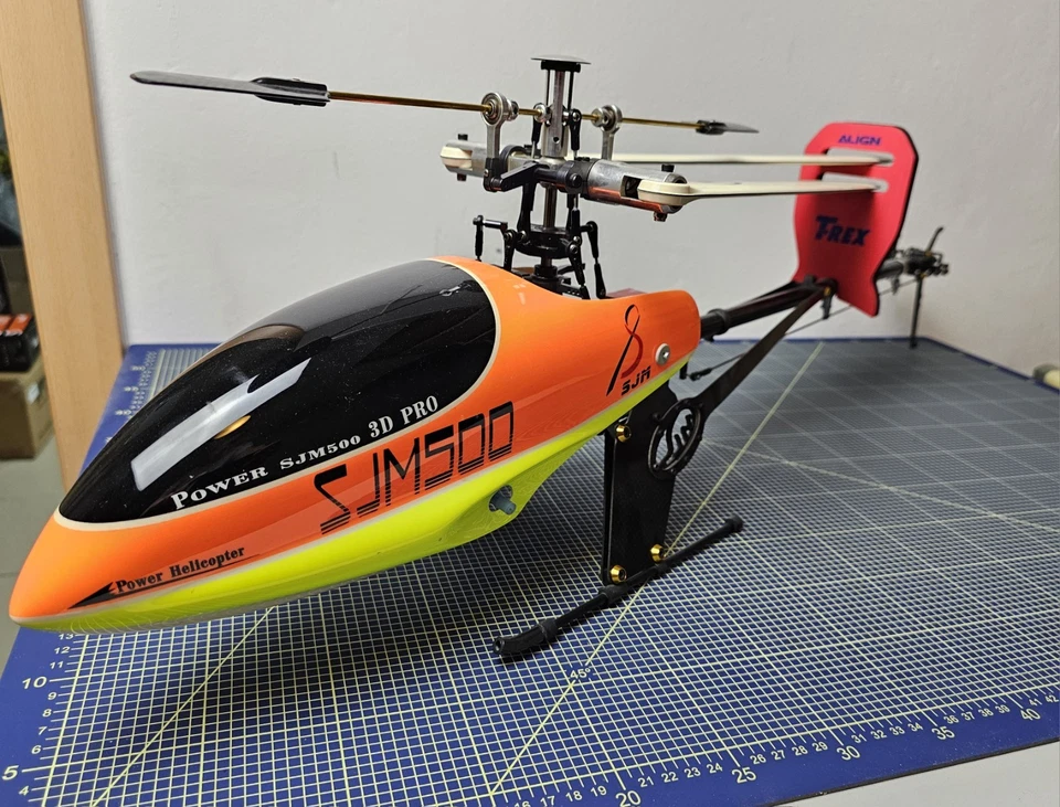 SJM 500 Carbon Kunstflug Rc Heli MEGA RARE!! Vintage - Bild 1 von 4