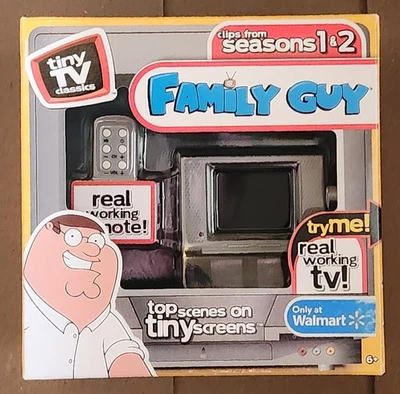 Tiny TV Classics: Edición FAMILY GUY Coleccionable - Totalmente Nuevo Foto 1 de 4
