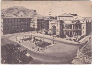 PALERMO - THEATER E PIAZZA POLITEAMA - REISE 1953 -92133- - Bild 1 von 1