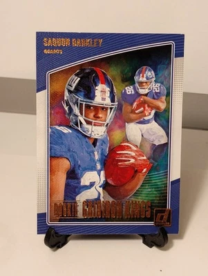 2018 Panini Donruss - Rookie Gridiron Kings Saquon Barkley #RGK-6 (RC) - Image 1 of 4