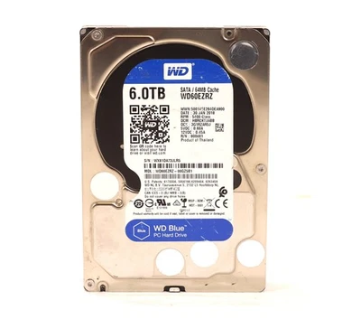 WD WD60EZRZ-00GZ5B1 6TB 3.5" 6Gb/s 64MB 5.4K RPM SATA HDD P/N: WD60EZRZ Tested - Image 1 of 2
