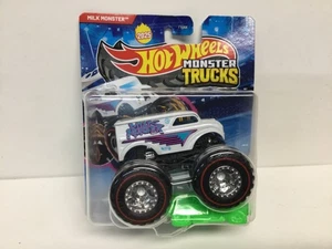 2025 HOT WHEELS MONSTER TRUCKS - TREASURE HUNT , MILK MONSTER - Picture 1 of 9