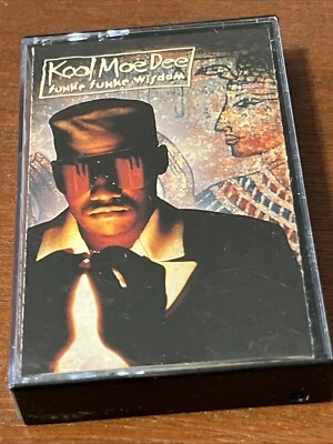 Kool Moe Dee Funke Funke Wisdom Cassette Tape 1991 Jive East Coast Rap Hip Hop  - Image 1 of 4