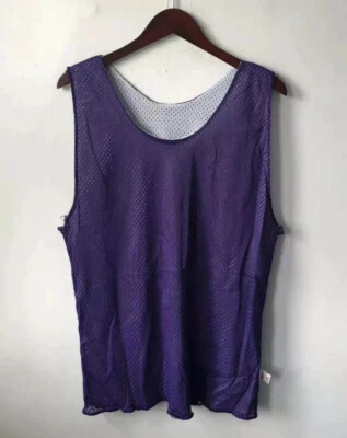 Camiseta sin mangas vintage de malla reversible Wilson para hombre talla grande Deadstock NUEVA SIN ETIQUETAS 🏀 Foto 1 de 4