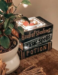 Scentsy UNDER MY SPELL Wax Warmer 📚 Harry Potter-Like Stack Of Books HALLOWEEN