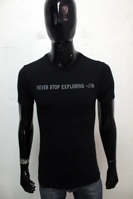 Camiseta negra de algodón de verano para hombre The North Face XS Foto 1 de 4