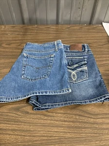 paris blues jean shorts Size 7 Lot Of 2 - Picture 1 of 7