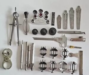 Vintage Watchmakers Mostly Swiss Made Tool lot 29 Pieces 