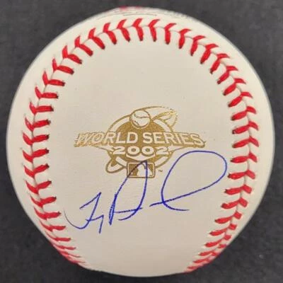 Troy Percival signed 2002 World Series Baseball autograph ~ BAS Beckett Witness - Image 1 of 4