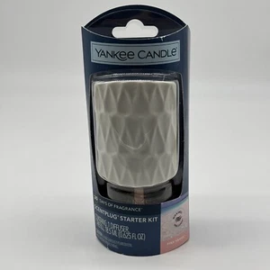 YANKEE CANDLE Scent Plug Starter Kit Pink Sands 1 Diffuser 1 Refill 18.5ml New - Picture 1 of 6