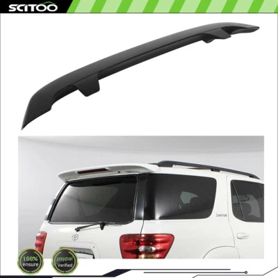 For 2001-2007 Toyota Sequoia Rear Roof Spoiler w/ LED Brake Light - Image 1 of 4