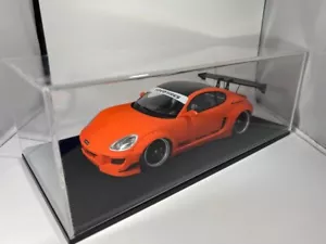 Modelli 1/18 AB Porsche Cayman Rocket Bunny arancione base alcantara edizione minore - Foto 1 di 11