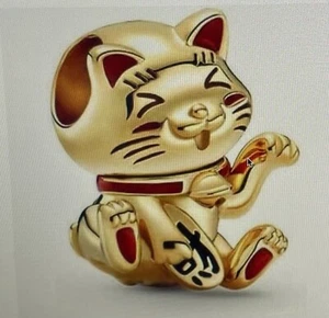 Pulseras de mujer Lucky Cat Bear Bee con cuentas finas color dorado  - Imagen 1 de 1